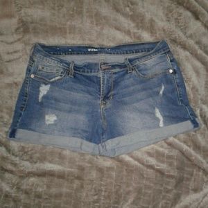 Denim Mini Shorts